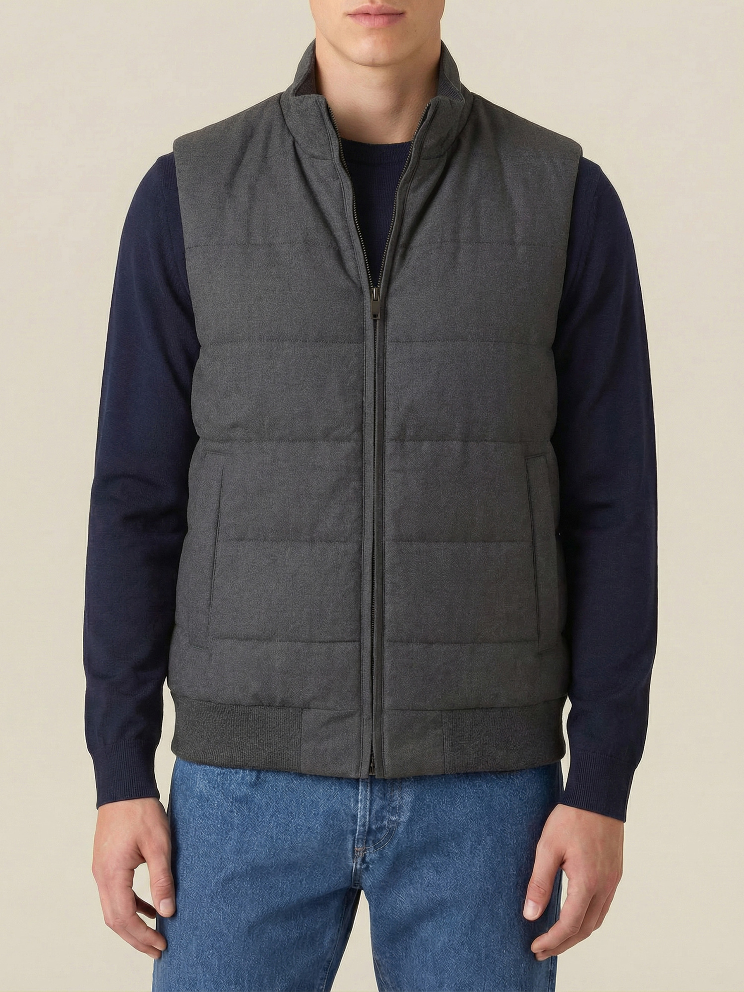 Men's Italian Midweight Gilets & Puffer Vests | Luca Faloni