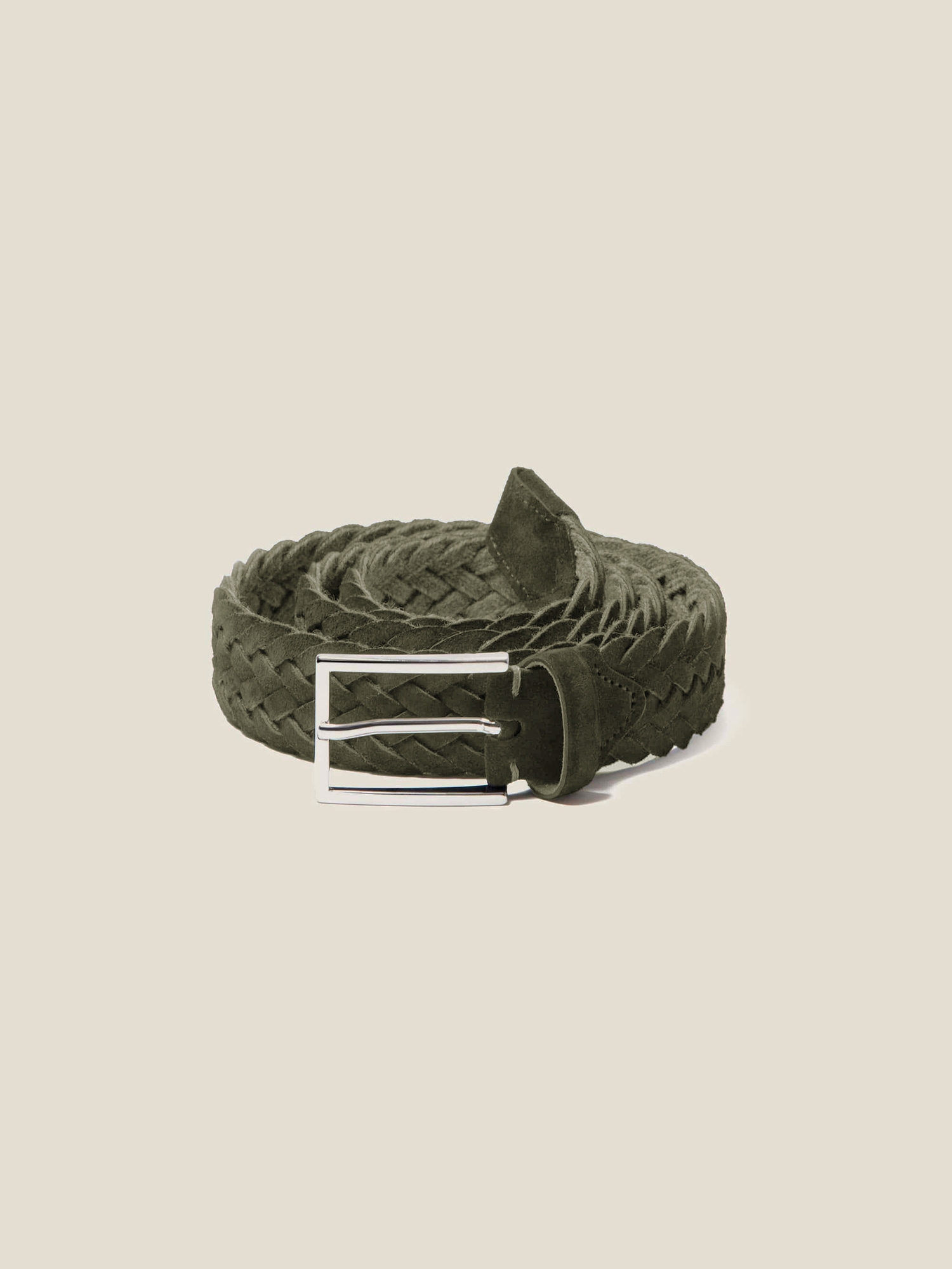 Jacquemus Bambino Woven Suede Belt, Green Jacquemus Bambino Woven Suede Belt, Green main image 4