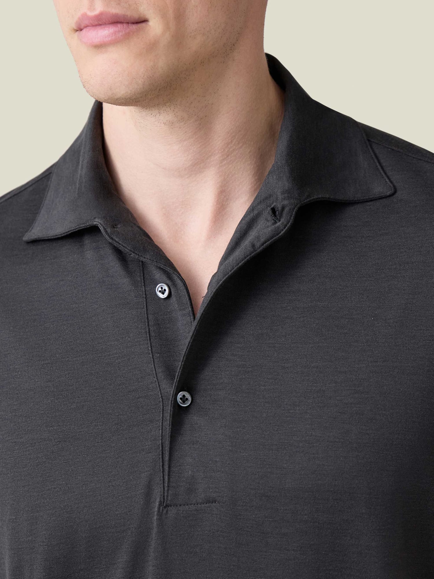 Sullen Tokyo Gray Knit Polo