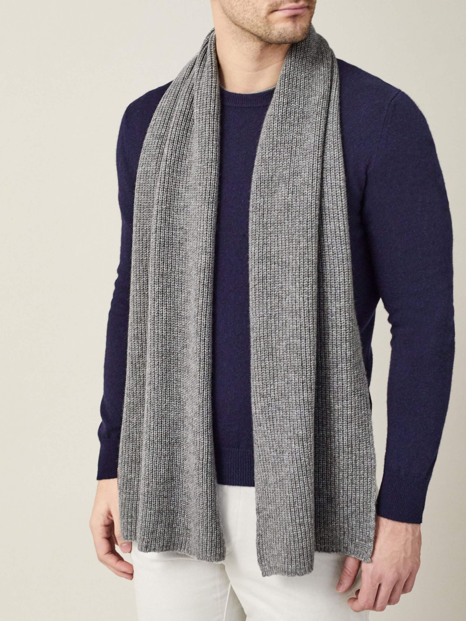 [Smooth mood] / ☆ 24FW Isidore Knit Scarf Hat / Gray 1ea579e2-6956-409b-93ff-