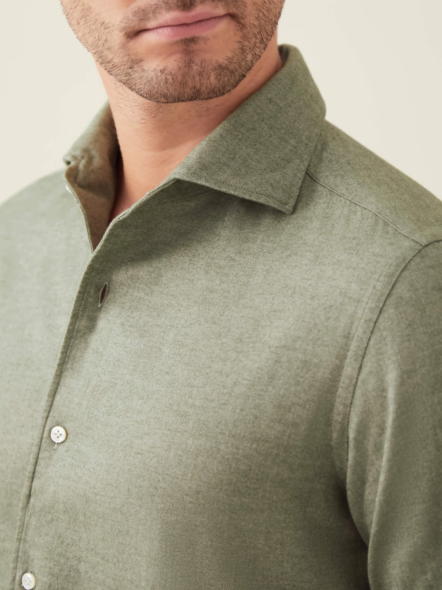 moss green dress shirt Men Foster Shirt Faded Moss at AG Jeans Official Store