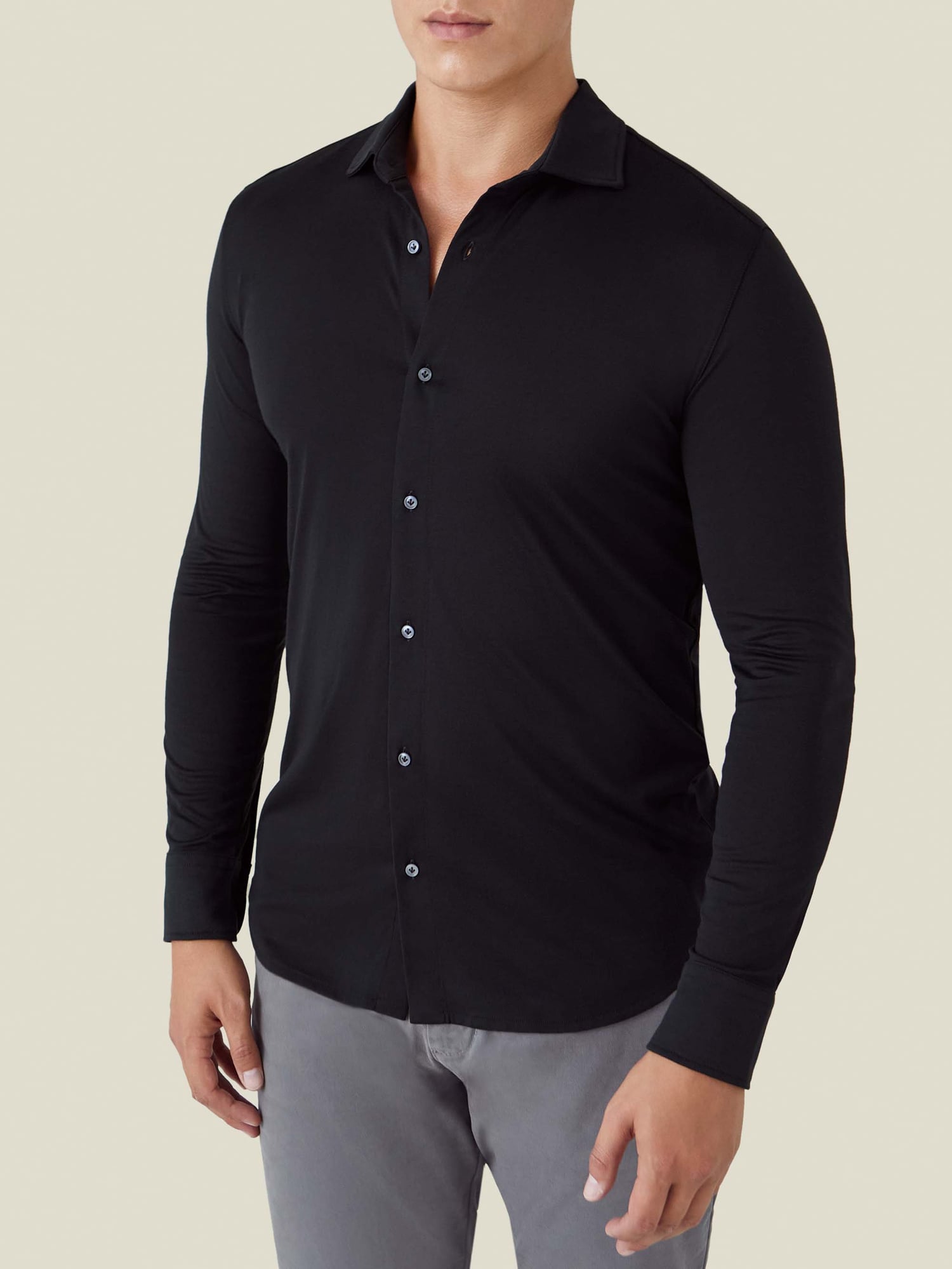 Como Shirt - Silk-Cotton - Relaxed Fit - Natural Stretch