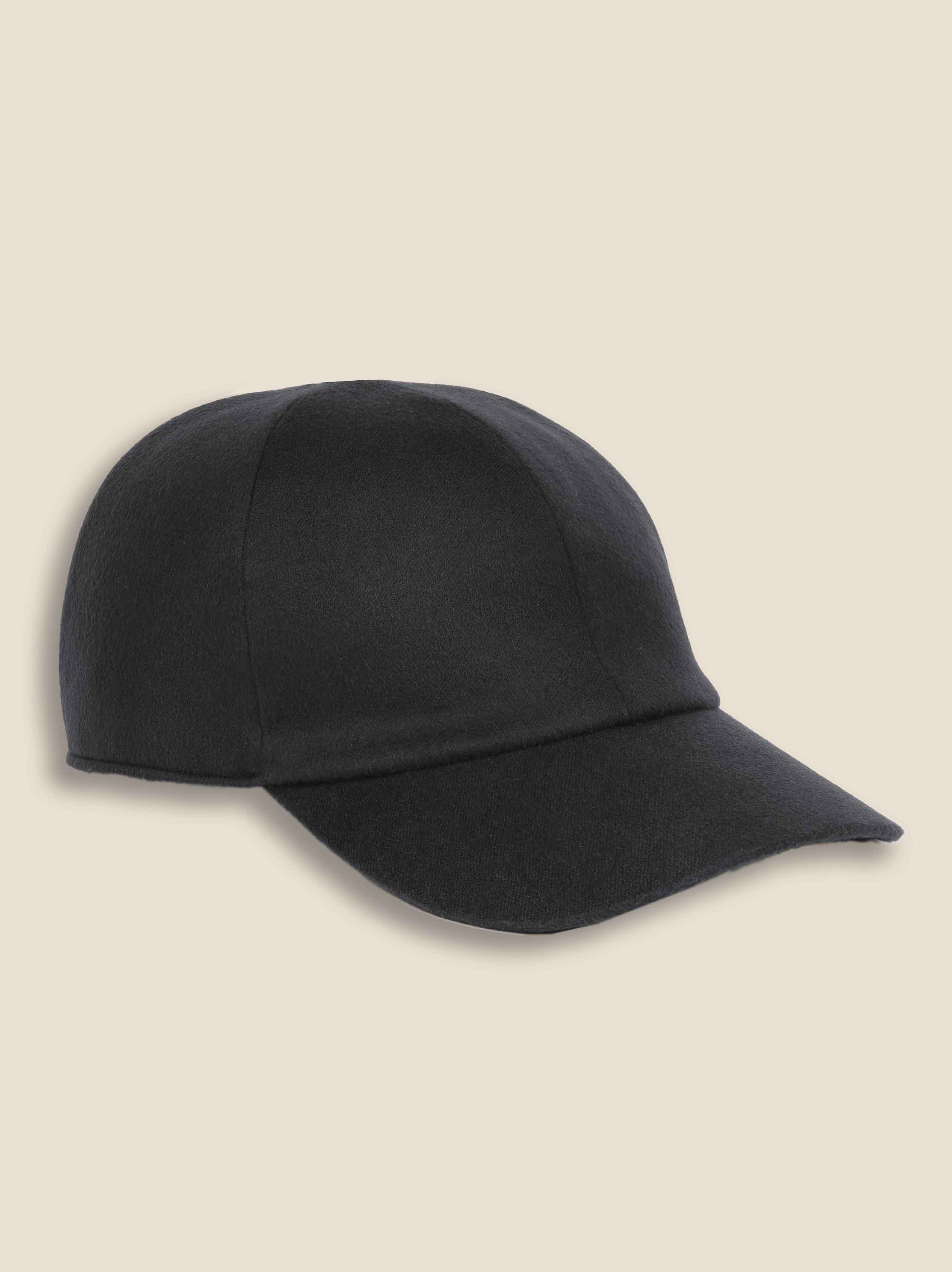 Luca Faloni 2-ply Cashmere Baseball Cap In Charcoal Grey