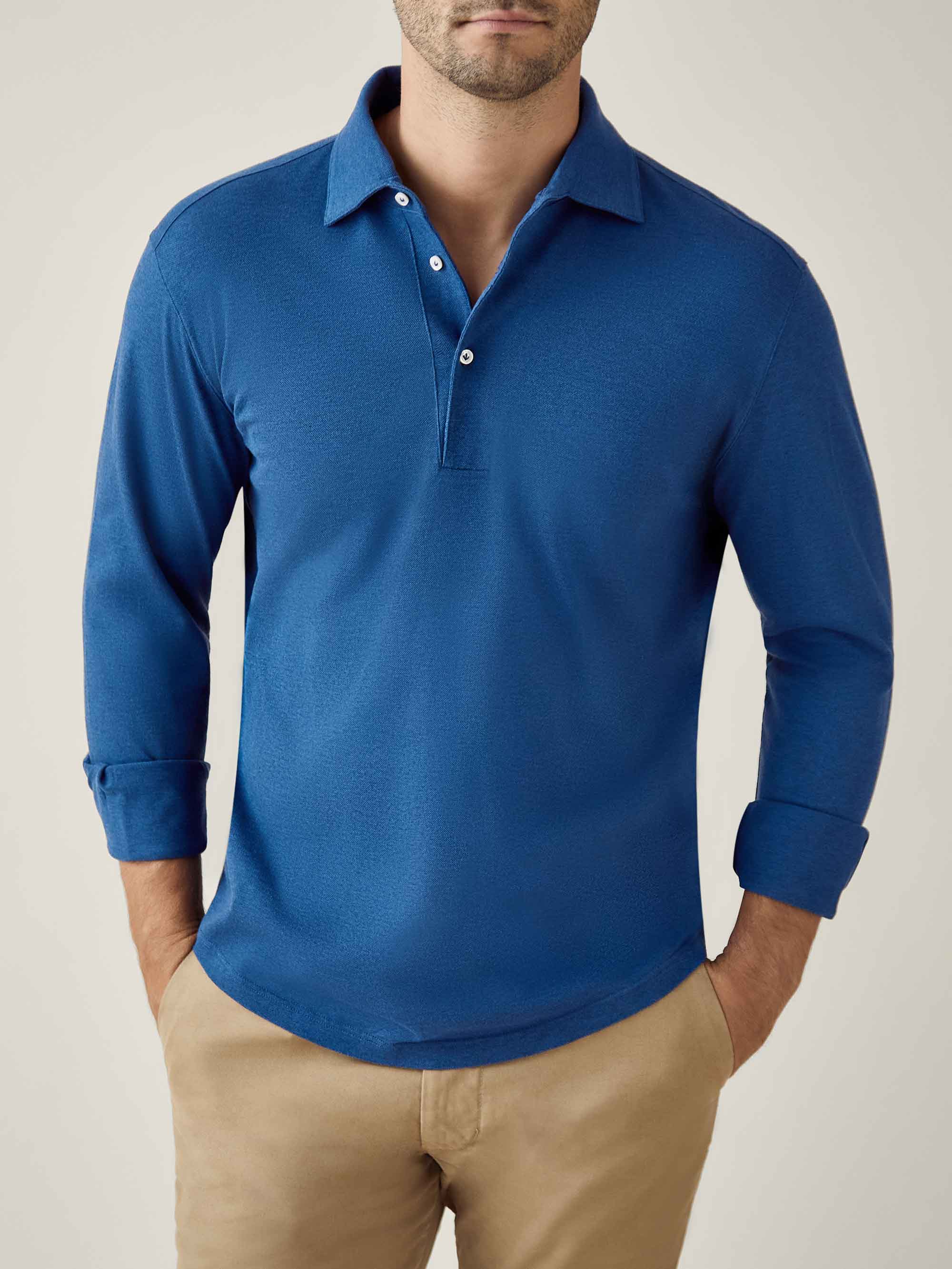 LUCA FALONI COTTON PIQUÉ BRERA POLO SHIRT