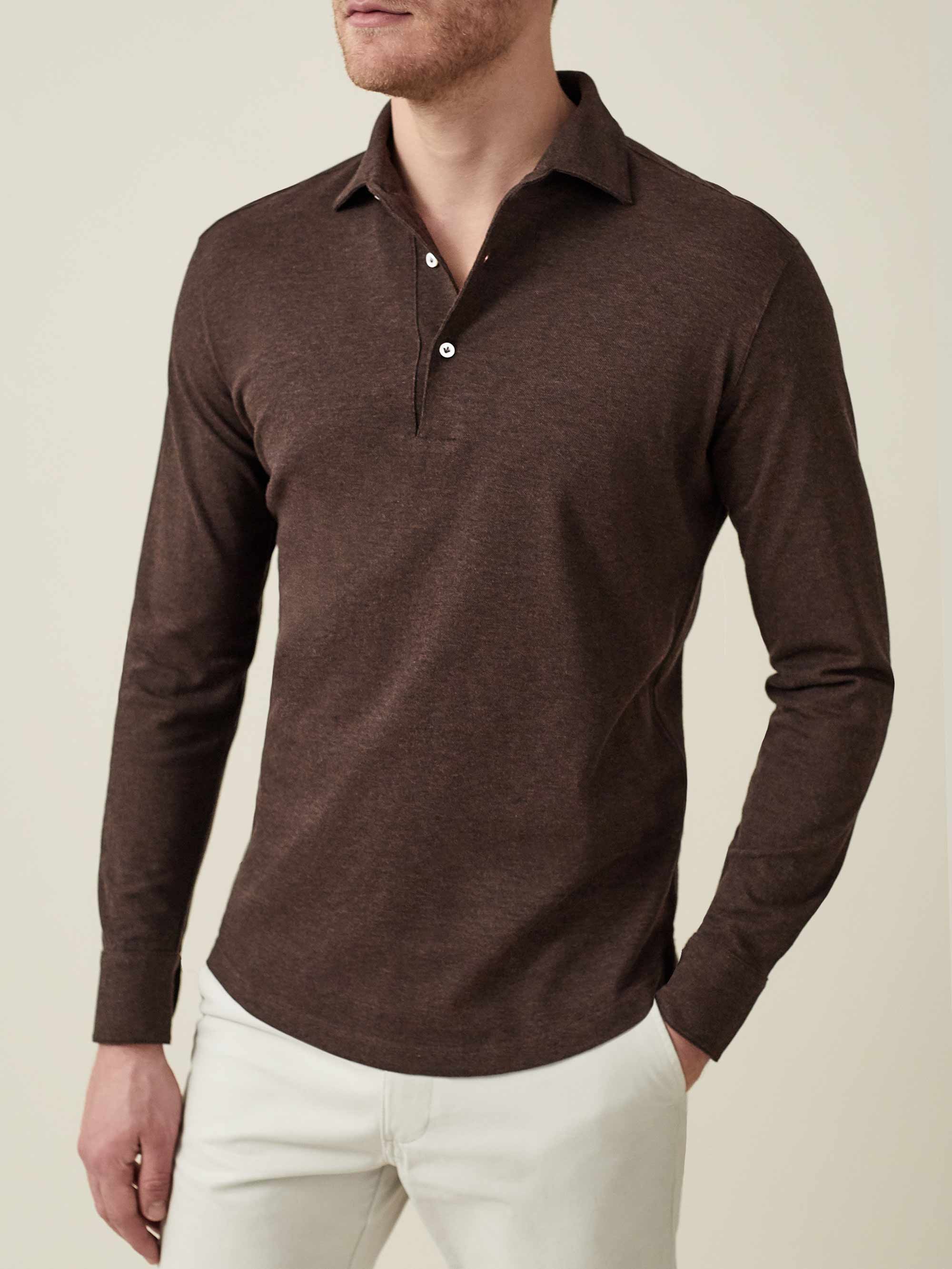 LUCA FALONI COTTON PIQUÉ BRERA POLO SHIRT