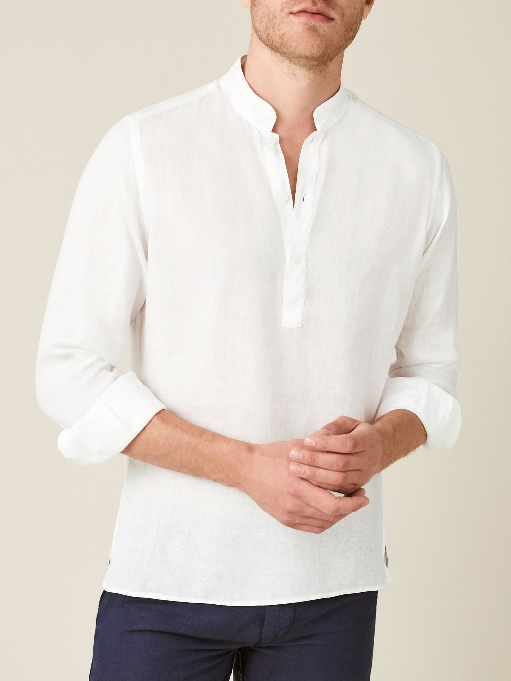 LUCA FALONI LINEN FORTE SHIRT