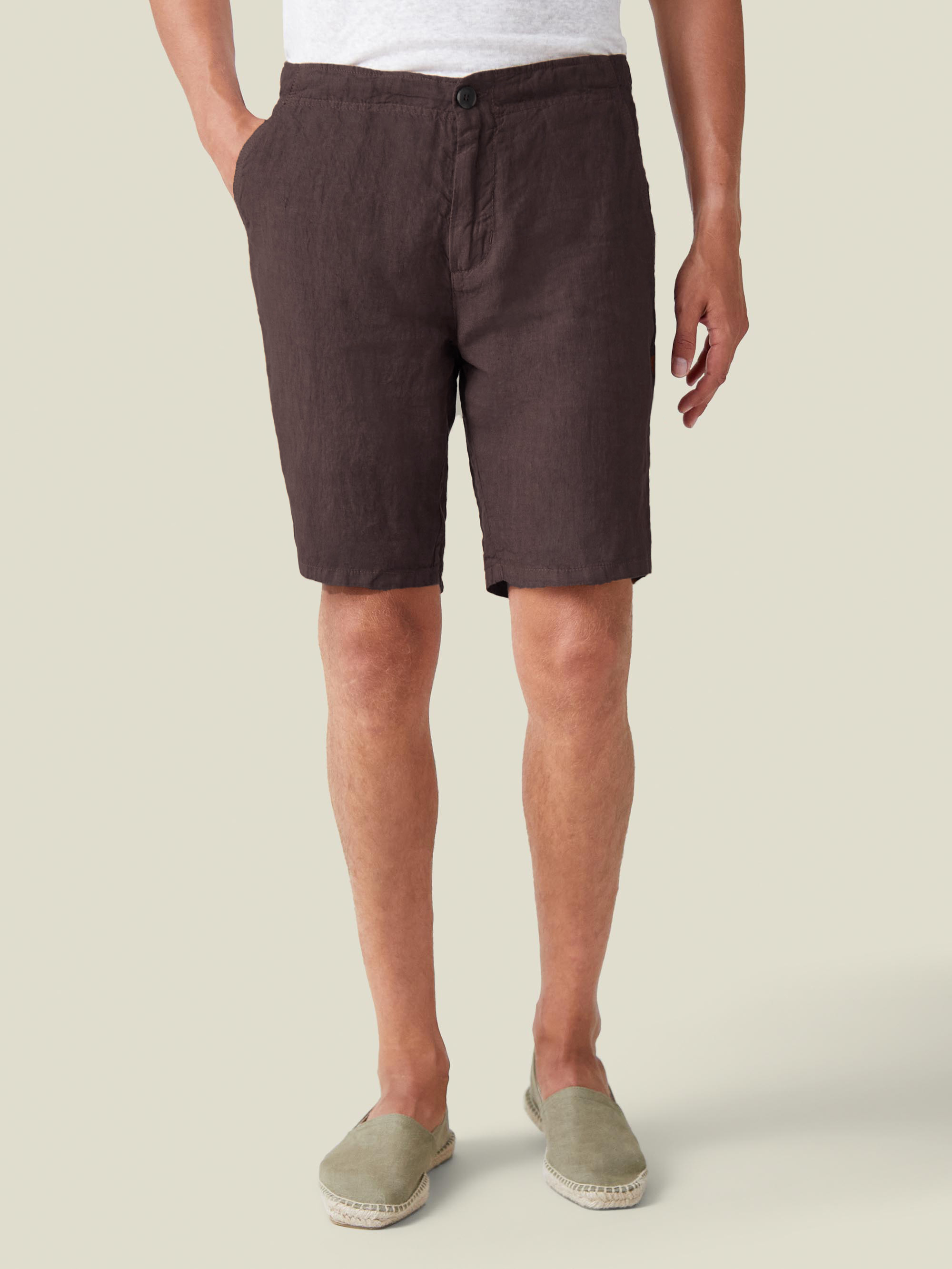 Luca Faloni Bermuda Shorts In Chocolate Brown