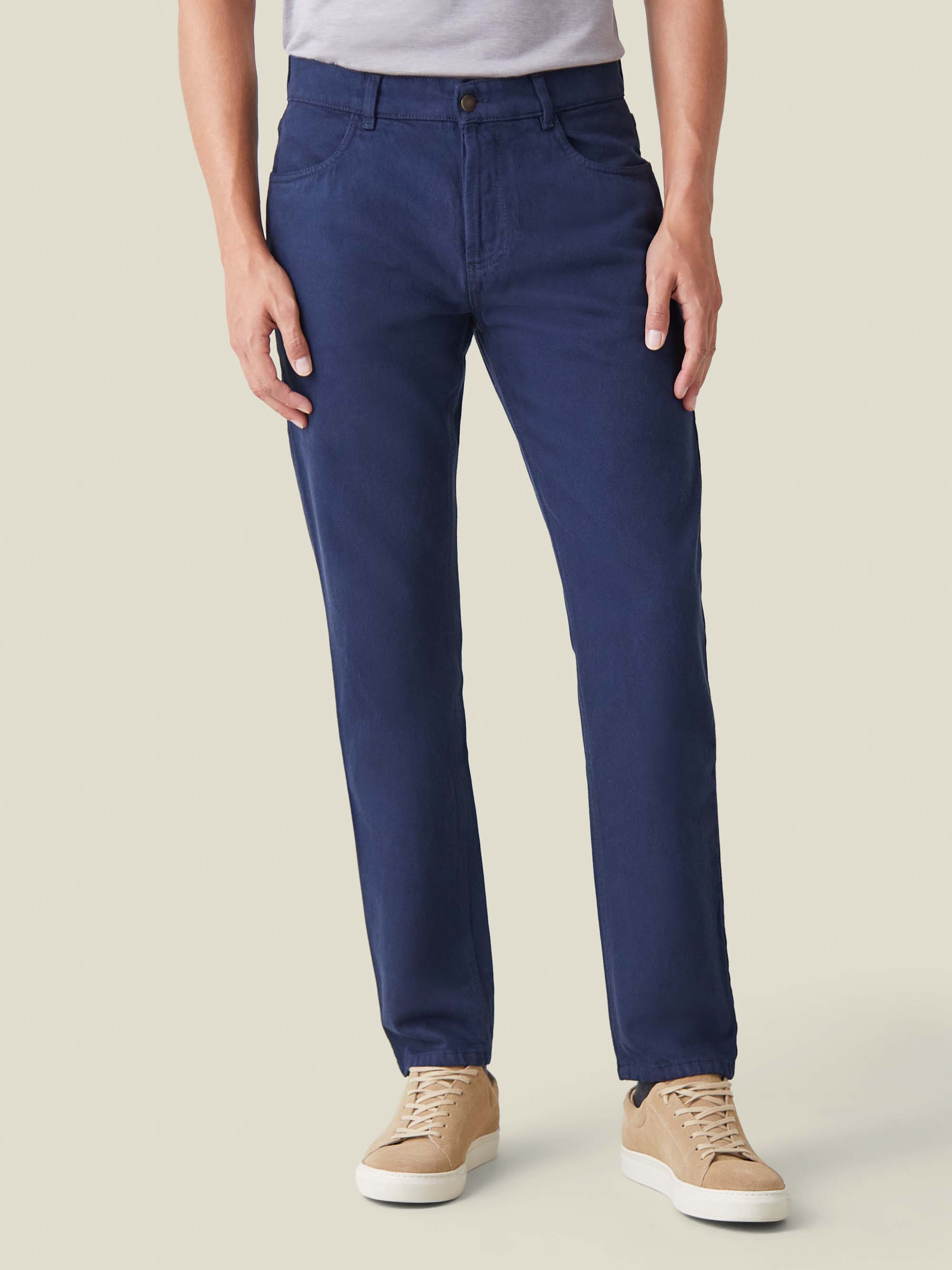 Luca Faloni Denim Jeans In Classic Blue