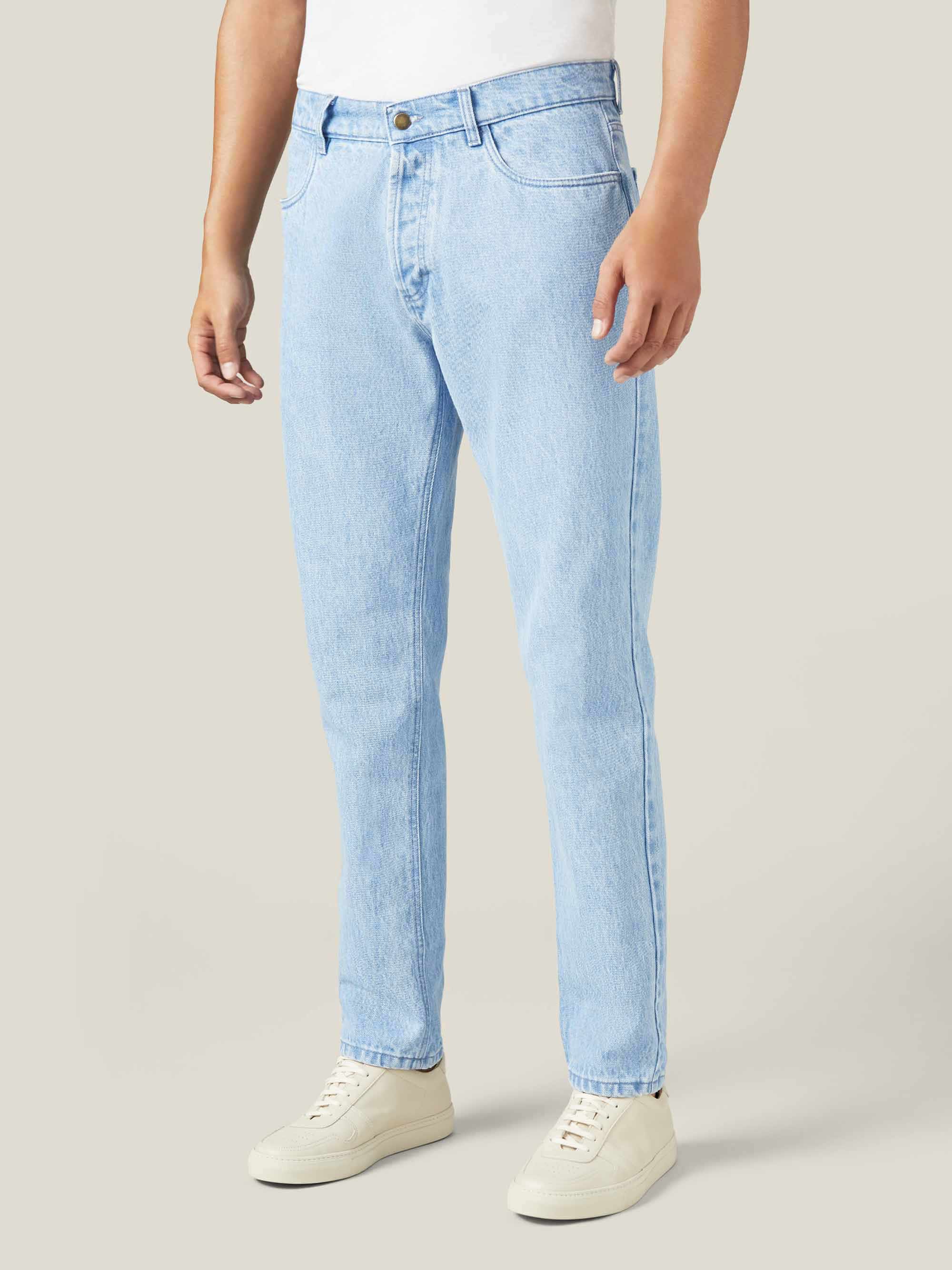 Luca Faloni Denim Jeans In Light Blue
