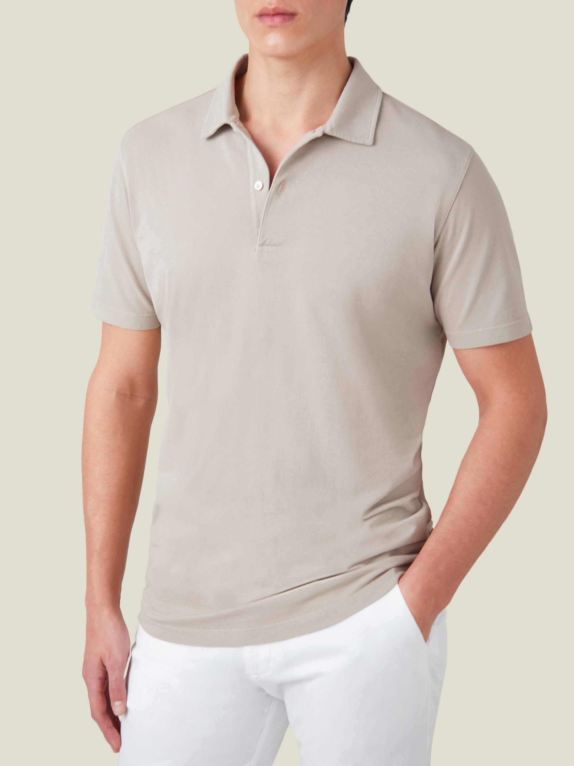 LUCA FALONI COTTON PIQUÉ CLASSIC POLO